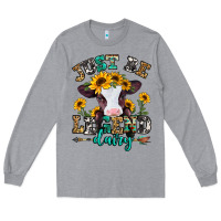 Heather Grey just be legend dairy heifer Long Sleeve Tee - Jasminsmagicworld