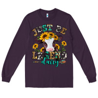 Plum just be legend dairy heifer Long Sleeve Tee - Jasminsmagicworld