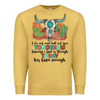 Antique Gold i do not and will not fear tomorrow Premium Sweatshirt - MaliasSmallBusiness