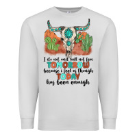 Dove Grey i do not and will not fear tomorrow Premium Sweatshirt - MaliasSmallBusiness
