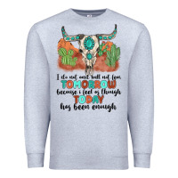 Heather Grey i do not and will not fear tomorrow Premium Sweatshirt - MaliasSmallBusiness