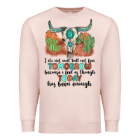 Pale Pink i do not and will not fear tomorrow Premium Sweatshirt - MaliasSmallBusiness