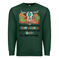 Sports Green i do not and will not fear tomorrow Premium Sweatshirt - MaliasSmallBusiness