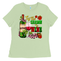 Matcha tis the season to wine Ladies Tee - AdoDesignShop