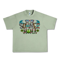 Oil Green summer mama Urban Heavy Tee - CowhideDigitalArt