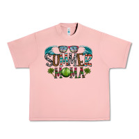 Salmon summer mama Urban Heavy Tee - CowhideDigitalArt