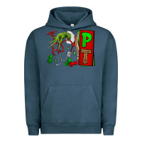 Pigment Midnight Navy Christmas Character Nurse Urban Hoodie - NancyCooperArtShop