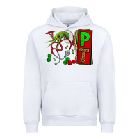 White Christmas Character Nurse Urban Hoodie - NancyCooperArtShop