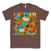 Chestnut fall pumpkin seamless pattern Classic Tee - BundleAndBundleShop