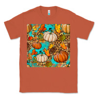 Copper fall pumpkin seamless pattern Classic Tee - BundleAndBundleShop