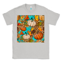 Moon Dust fall pumpkin seamless pattern Classic Tee - BundleAndBundleShop