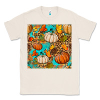 Natural fall pumpkin seamless pattern Classic Tee - BundleAndBundleShop