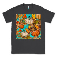 Smoke fall pumpkin seamless pattern Classic Tee - BundleAndBundleShop