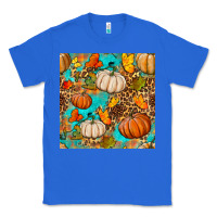 True Royal fall pumpkin seamless pattern Classic Tee - BundleAndBundleShop