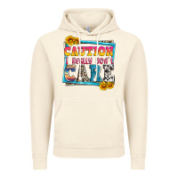 Vintage Artic caution i really don't care Vintage Hoodie - Zillion Design Studio