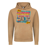 Vintage Camel caution i really don't care Vintage Hoodie - Zillion Design Studio