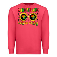 Cardinal juneteenth vibes only Premium Sweatshirt - MaliasSmallBusiness