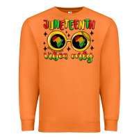 Carrot juneteenth vibes only Premium Sweatshirt - MaliasSmallBusiness
