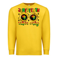 Juneteenth Vibes Only Premium Sweatshirt | Teevron