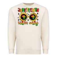 Sandshell juneteenth vibes only Premium Sweatshirt - MaliasSmallBusiness