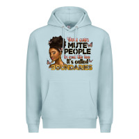 Blue Mist you can mute people in real life too it's called b Premium Hoodie - Artiststas