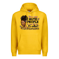Lemon you can mute people in real life too it's called b Premium Hoodie - Artiststas