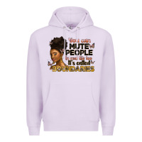 Lilac you can mute people in real life too it's called b Premium Hoodie - Artiststas