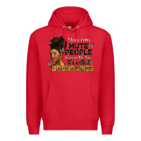 Red you can mute people in real life too it's called b Premium Hoodie - Artiststas