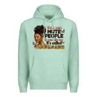 Seafoam you can mute people in real life too it's called b Premium Hoodie - Artiststas