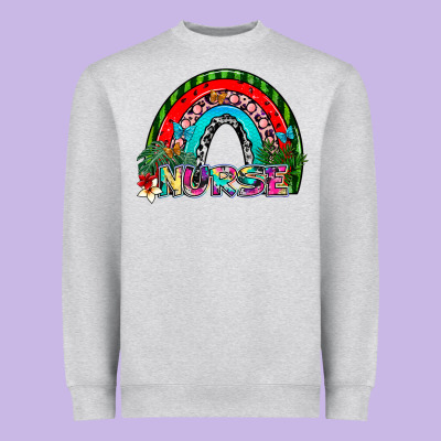 Nurse Heavyweight Sweatshirt Designed By Sublimationcraftshop