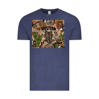 Vintage Denim western rodeo Vintage Tee - AdoDesignShop