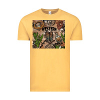 Vintage Mustard western rodeo Vintage Tee - AdoDesignShop