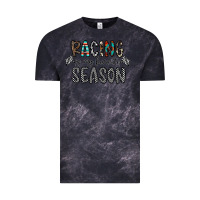 Cloud Black Racing Is My Favorite Season Vintage Tee - CowhideDigitalArt
