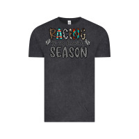 Vintage Black Racing Is My Favorite Season Vintage Tee - CowhideDigitalArt