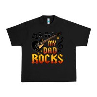 Black my dad rocks Urban Heavy Tee - HRA Design Shop