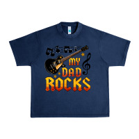 Navy my dad rocks Urban Heavy Tee - HRA Design Shop