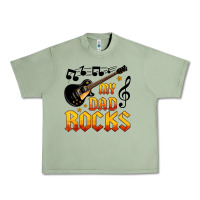 Oil Green my dad rocks Urban Heavy Tee - HRA Design Shop