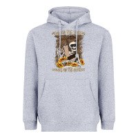 Heather Grey dead inside boujee outside Heavyweight Hoodie - MaliasSmallBusiness