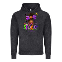 Halloween Afro Messy Bun Spooky Mama Vintage Hoodie | Teevron