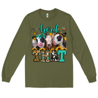 Army Green herd that heifers Long Sleeve Tee - Jasminsmagicworld