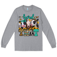 Heather Grey herd that heifers Long Sleeve Tee - Jasminsmagicworld