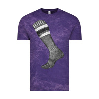 Cloud Purple black sock fa element Vintage Tee - FaDigitalArtStudio