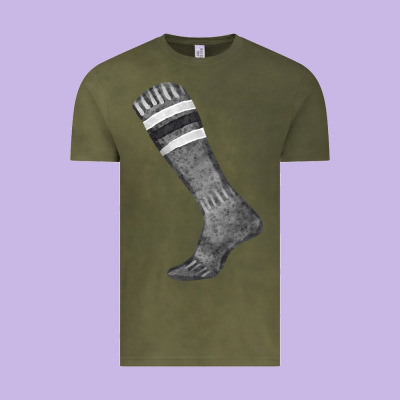 Black Sock Fa Element Vintage Tee Designed By Fadigitalartstudio