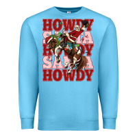 Howdy Santa Cowboy Christmas Premium Sweatshirt | Teevron