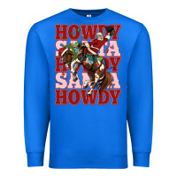 True Royal howdy santa cowboy christmas Premium Sweatshirt - MaliasSmallBusiness