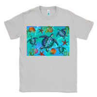 Moon Dust Turtle Seashells Starfish Classic Tee - Artiststas