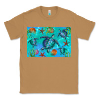 Toasted Coconut Turtle Seashells Starfish Classic Tee - Artiststas