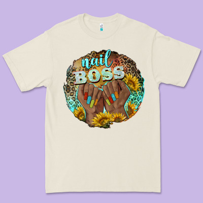 Nail Boss Premium Tee Designed By Barkaloodesign
