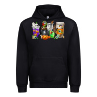 Black Halloween Coffee Cups Urban Hoodie - texasbilliewilder