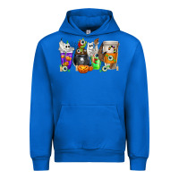 Cobalt Halloween Coffee Cups Urban Hoodie - texasbilliewilder